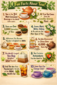 Top 10 Fun Facts About Tea