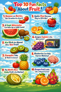 top 10 fun facts about fruit