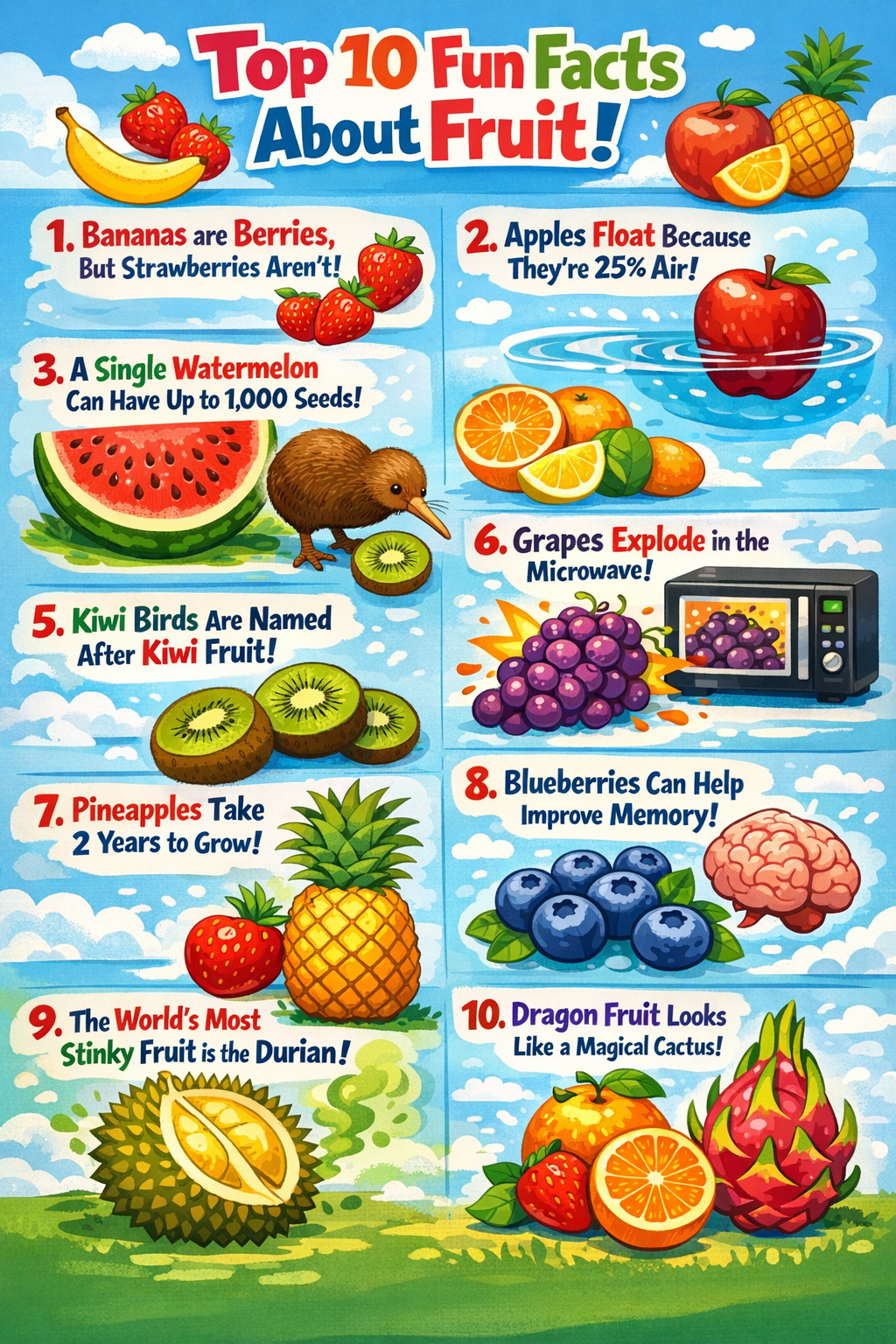 top 10 fun facts about fruit