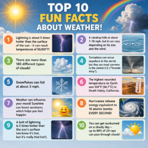 top 10 fun facts about weather